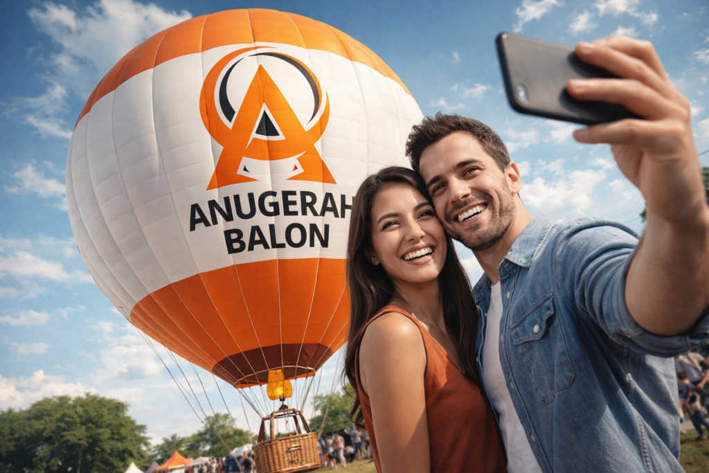 balon udara selfie