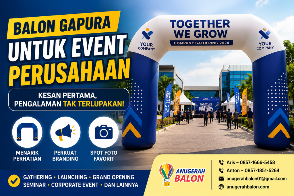 balon-gapura-event perusahaan