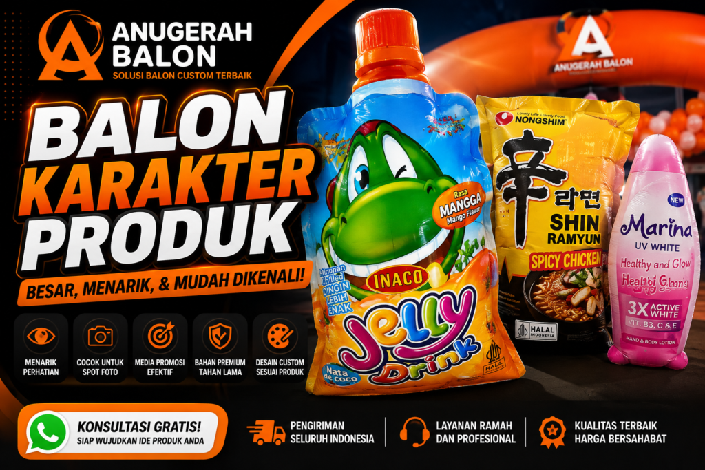 balon karakter produk anugerahbalon.com