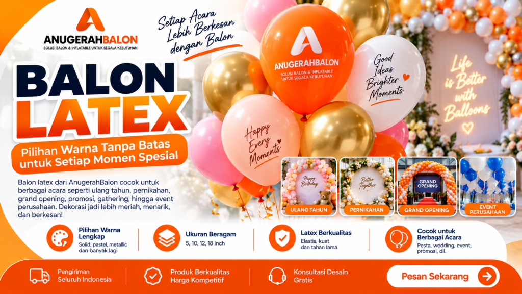 balon latex sablon