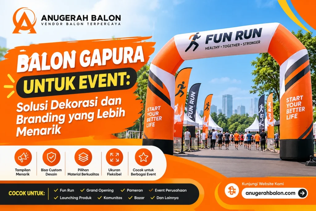 balon gapura untuk event