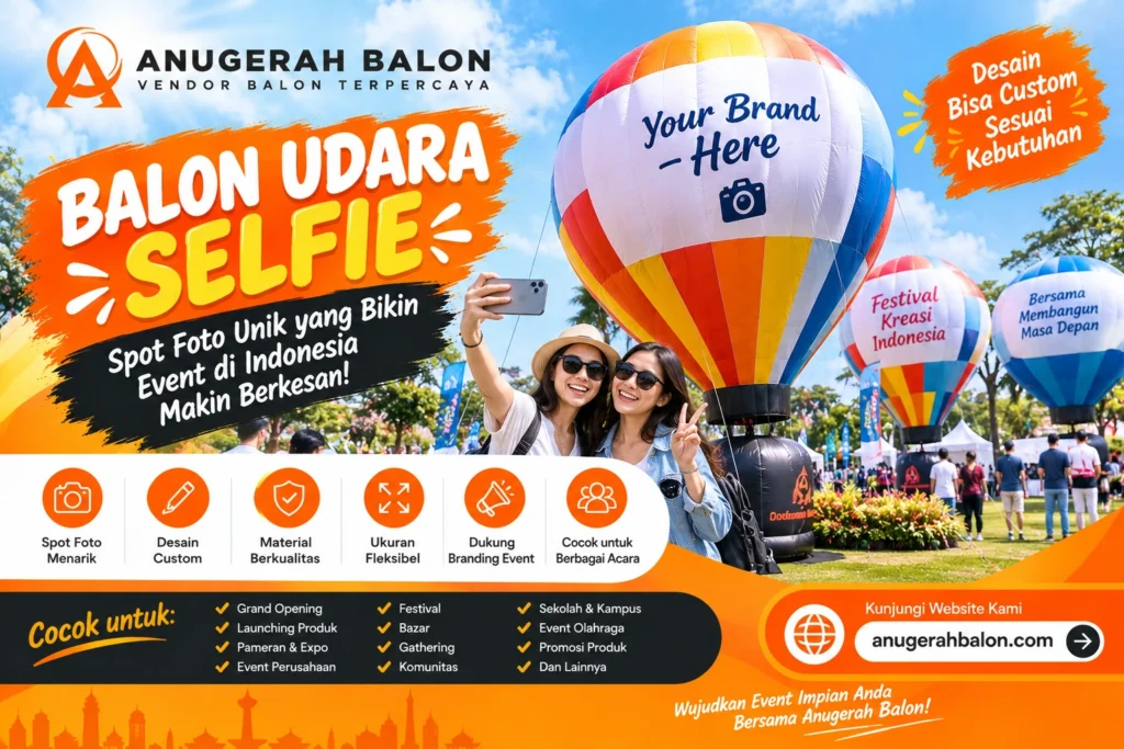 balon udara selfie